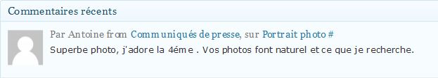 Spam de commentaire