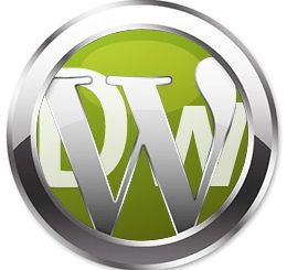 Logo Dreamweaver, derrière WordPress