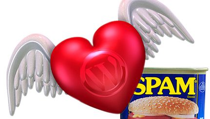 Une boite de spam et un coeur