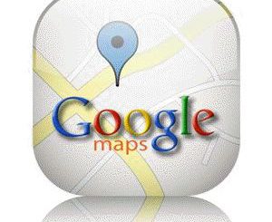 Logo de Google Maps avec marqueur bleu